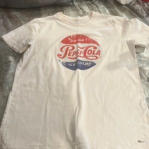Coach x Pepsis-cola white t-shirt size xs ,used , good condition